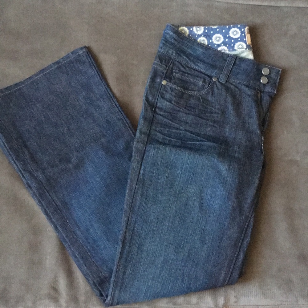 Paige hidden hills high rise boot cut jeans